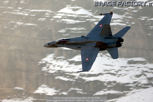 2005-10-12 Axalp Shooting Range 0388 - FA-18C Hornet